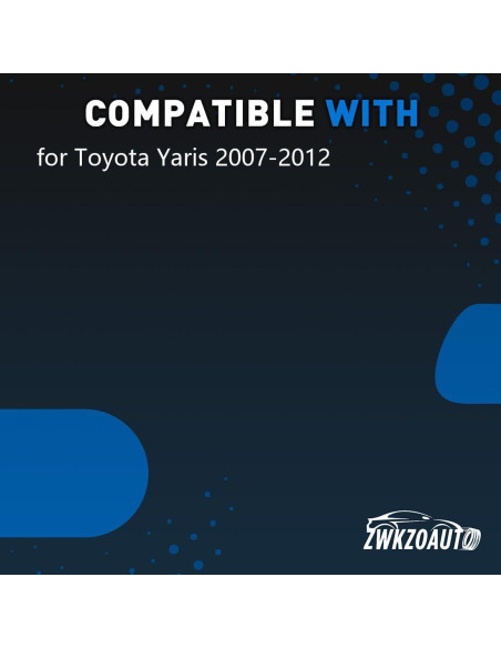 Bujía de Control Trasera ZWKZOAUTO para Toyota Yaris 2007-2012