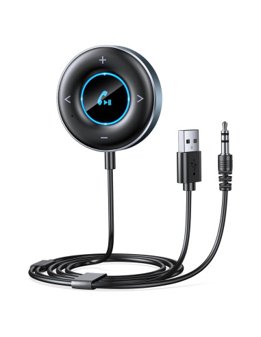 Adaptador Bluetooth 5.3 AUX RIWUSI para Coche 3.5mm