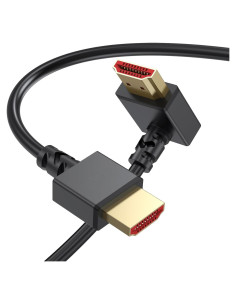 Cable HDMI 2.1 en ángulo recto ZeniKon 1.0m 8K 60Hz