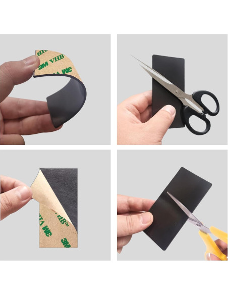 Cinta Magnética Adhesiva JINGZHAN SmFeN 100x50mm Paquete de 6