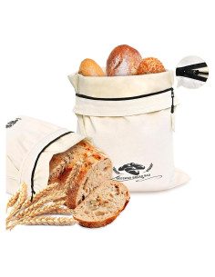 Bolsas de Pan de Cera de Abeja MSJGA - 2 Unidades Reutilizables