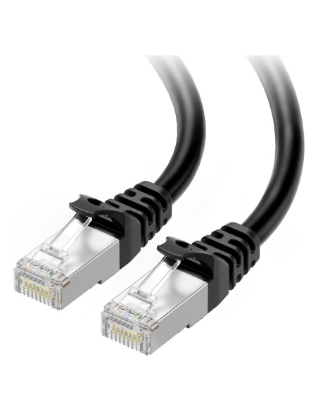 Cable Ethernet Cat 6A Blindado 30.48m Cable Matters Negro