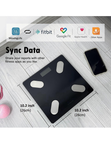 Balanza Inteligente NUTRI FIT para Composición Corporal 150 kg