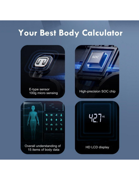 Balanza Inteligente NUTRI FIT para Composición Corporal 150 kg