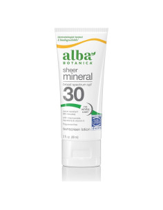 Protector Solar Mineral Alba Botanica SPF 30 Sin Fragancia 85 g