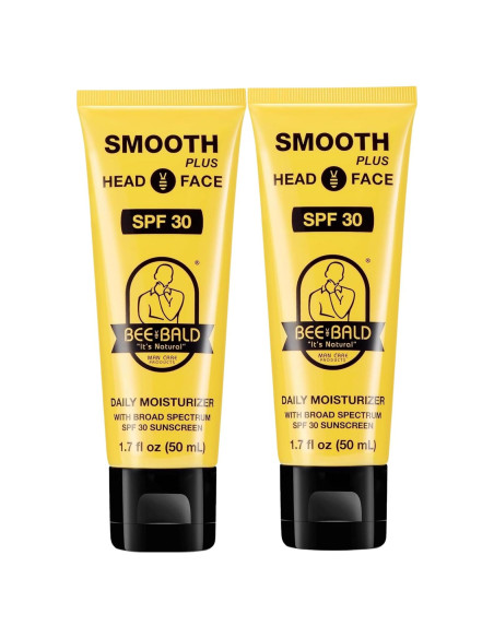 Hidratante Bee Bald SMOOTH PLUS SPF 30 para Cabeza y Cara 100 ml