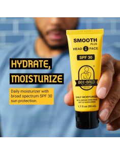 Hidratante Bee Bald SMOOTH PLUS SPF 30 para Cabeza y Cara 100 ml 2