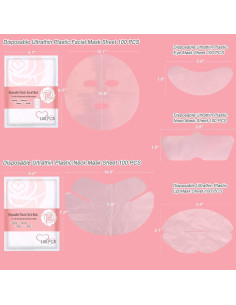 GELMAY 500PCS Máscaras Faciales Desechables Hidratantes 2