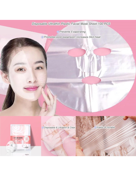 GELMAY 500PCS Máscaras Faciales Desechables Hidratantes