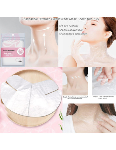 GELMAY 500PCS Máscaras Faciales Desechables Hidratantes