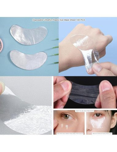 GELMAY 500PCS Máscaras Faciales Desechables Hidratantes