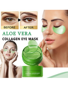 60 Parches de Gel para Ojos Firstfly con Colágeno y Aloe Vera 2