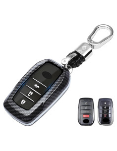 Cubierta de Llave Toyota Carbono Spidvunx 2017-2024 Negra
