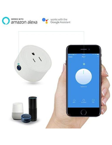 Mini Enchufe Inteligente GL Compatible con Alexa y Google Home - Paquete de 4