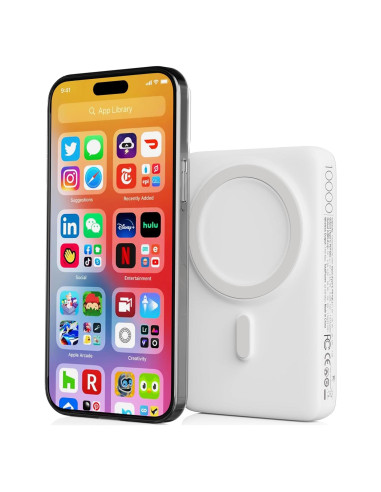 Batería Portátil Magnética 10000mAh Carga Rápida LDNIO PQ17