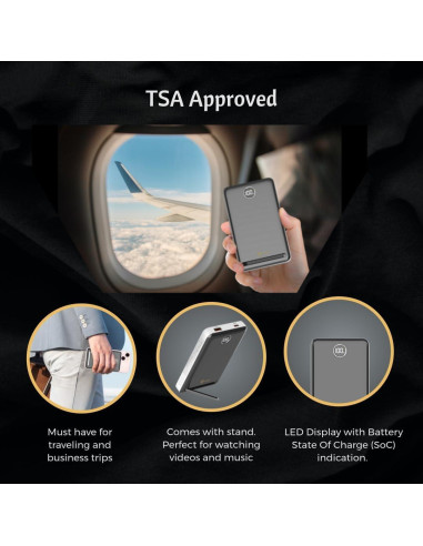 Batería Portátil Magnética 10000mAh Carga Rápida LDNIO PQ17