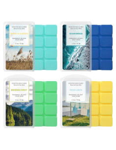 Cubos de Cera Aromática STRN de Soja - Set 4 Aromas 370 g