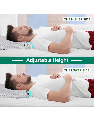 Almohada Viscoelástica SUQ I OME 60x35 cm Ultra Delgada