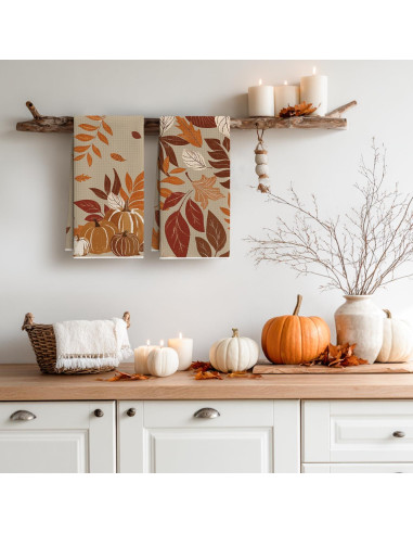 Toallas de Cocina Microfibra Artoid Mode Otoño 45.72x66.04 cm Set 2