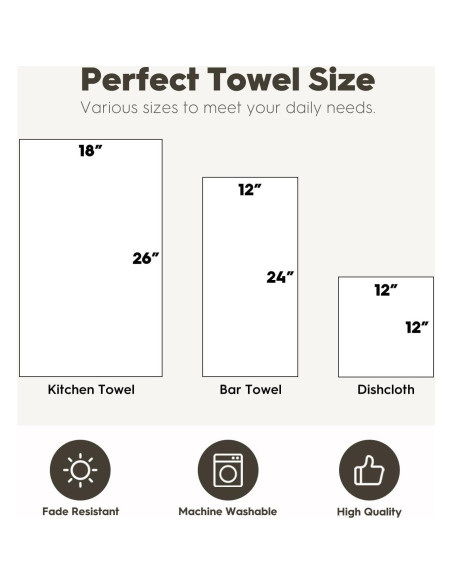 Toallas de Cocina Microfibra Artoid Mode Otoño 45.72x66.04 cm Set 2