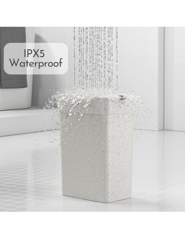 Papelera de Baño ELPHECO con Sensor 9.5L Gris