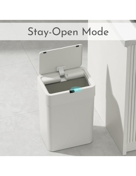 Papelera de Baño ELPHECO con Sensor 9.5L Gris