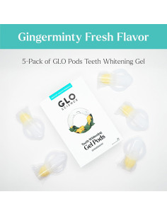 GLO Science Gel Blanqueador Dental Jengibre Menta 6% Peróxido - 5 Cápsulas 2