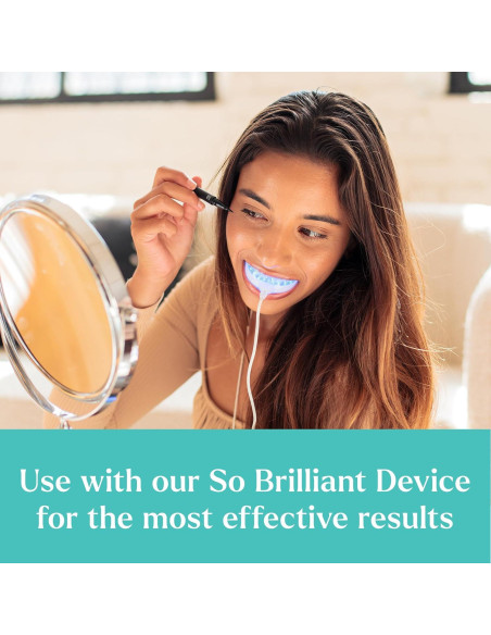 GLO Science Gel Blanqueador Dental Jengibre Menta 6% Peróxido - 5 Cápsulas