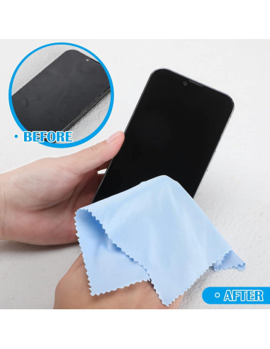 Paños de Microfibra Fabbay 200 Pcs 15x18 cm para Gafas