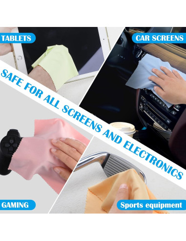 Paños de Microfibra Fabbay 200 Pcs 15x18 cm para Gafas