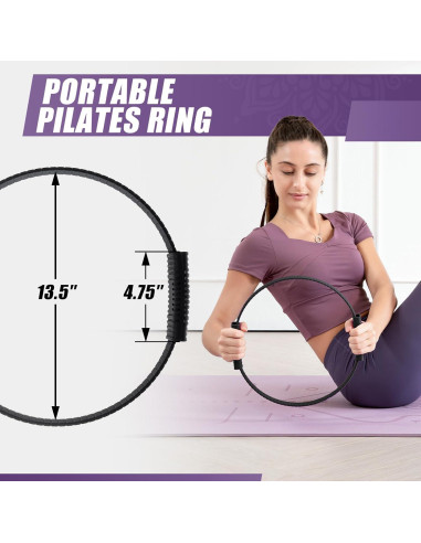 Anillo de Pilates Krightlink 35.56 cm Silicona Ergonómico