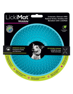 LickiMat Wobble Cuenco para Perros Turquesa 16.5cm
