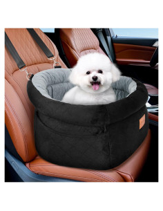 Asiento de Coche para Perros OShuKang Gris 50x40cm