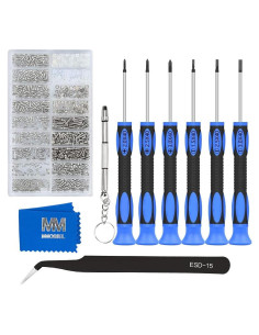 Kit de Reparación de Gafas MMOBIEL 1010 Piezas con Destornilladores