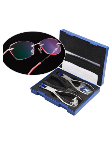 Kit de Pinzas para Gafas Chazcool Profesional Acero Inoxidable
