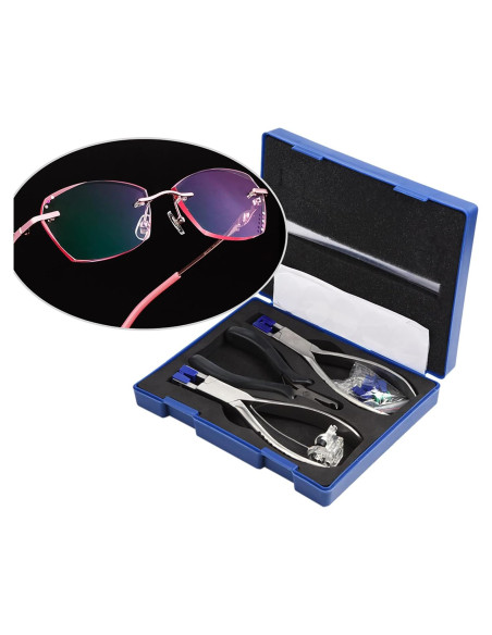 Kit de Pinzas para Gafas Chazcool Profesional Acero Inoxidable