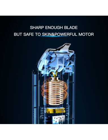 Cortadora de Pelo para Mascotas Founouly MAP005 Verde - Impermeable, Bajo Ruido, Recargable