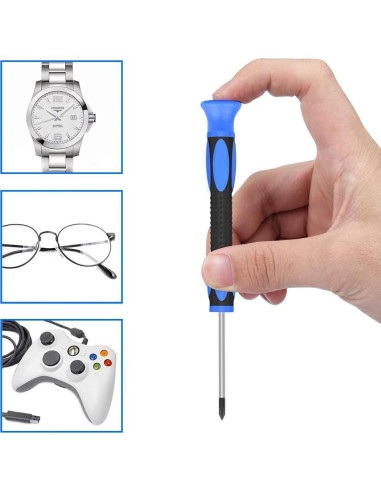 Kit de Reparación de Gafas MMOBIEL 1010 Piezas con Destornilladores