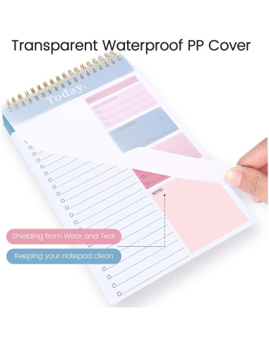 Bloc de Notas de Tareas CICPAP 52 Hojas Rosa y Azul