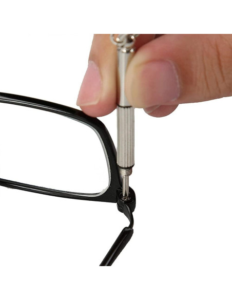 Kit de Reparación de Gafas MMOBIEL 1010 Piezas con Destornilladores