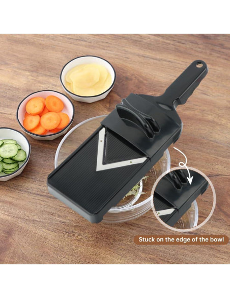 Cortador de Mandolina Multifuncional JIANWEI Negro 32x10cm