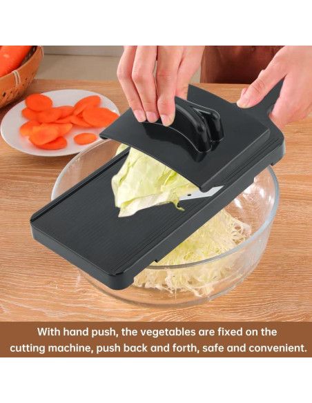 Cortador de Mandolina Multifuncional JIANWEI Negro 32x10cm