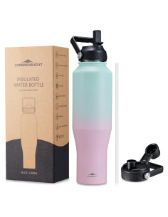 Botella de Agua Aislada 1.13L Combo Delight Doble Pared