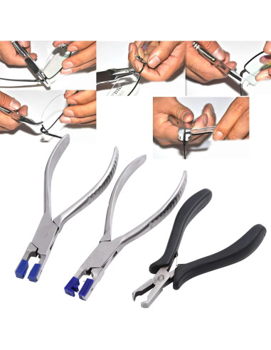 Kit de Pinzas para Gafas Chazcool Profesional Acero Inoxidable
