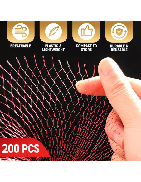 200 Bolsas de Malla Reutilizables BURIUS para Verduras 34.8 CM