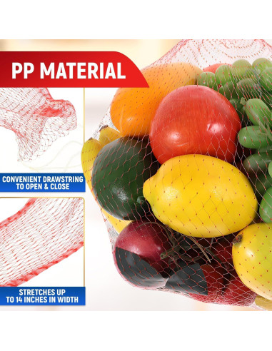 200 Bolsas de Malla Reutilizables BURIUS para Verduras 34.8 CM