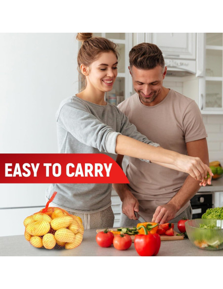 200 Bolsas de Malla Reutilizables BURIUS para Verduras 34.8 CM