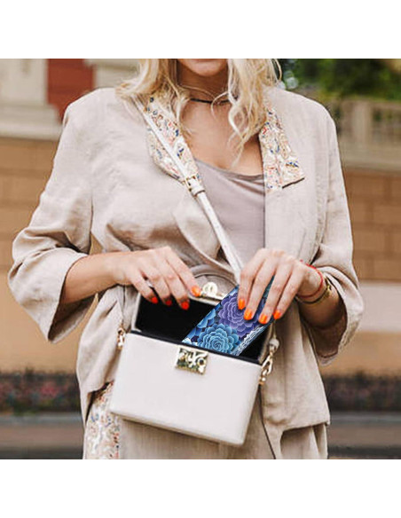 Funda Dura de Cuero PU bvya para Gafas de Lectura