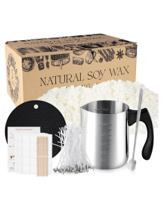 Kit de Fabricación de Velas Cera de Soja 5LB para Principiantes