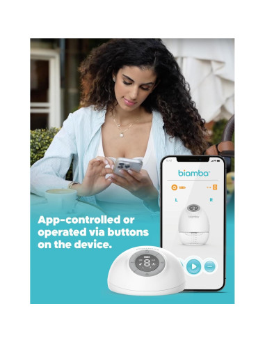 Extractor de Leche Eléctrico Biamba Portátil 180ml Manos Libres